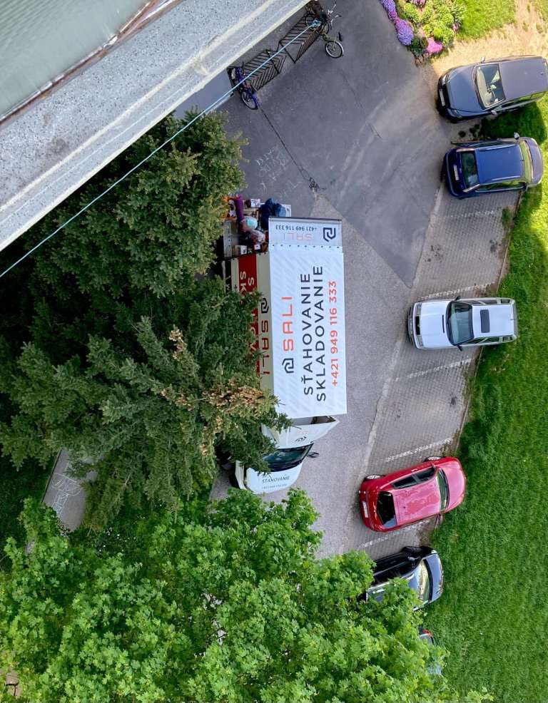Sťahovanie SALI Nové Zámky – ukážka z realizácie
