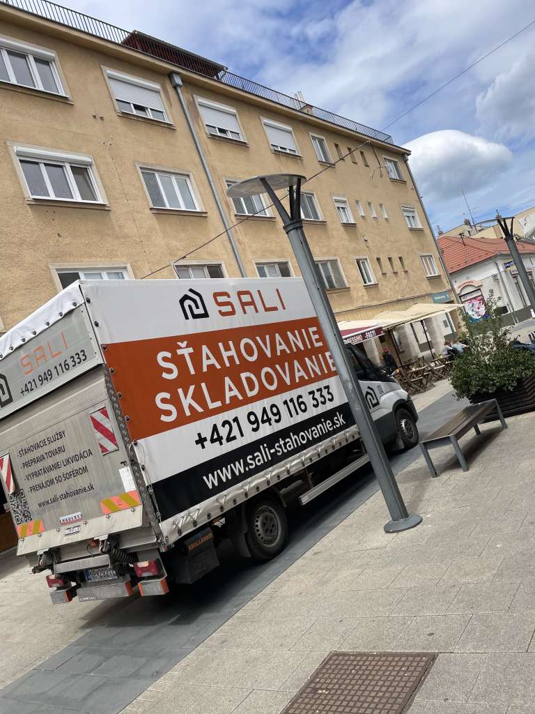 Sťahovanie SALI Nové Zámky – ukážka z realizácie